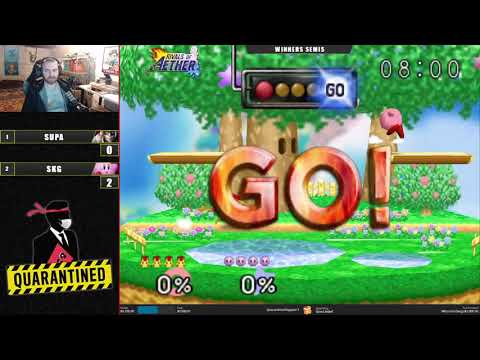 QR3 East Winners Semis - supa (Pikachu, Falcon) Vs. SKG (Kirby) SSB64 Super Smash Bros