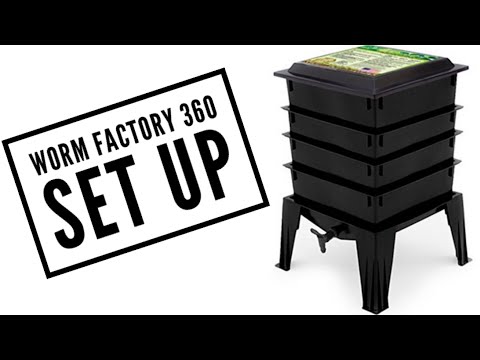 How to Setup the Worm Factory 360 for Indoor Composting with Worms - Vermiculture - Worm Castings