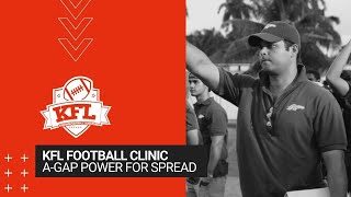 KFL Clinic - A-Gap Power for Spread Offenses