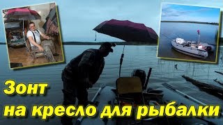 Кресло для рыбалки с зонтом