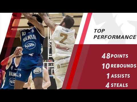 Dee Franklin 48 points Career-High Performance || Iceland D1 || Offensive Weapon