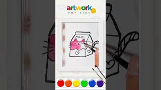 How to Draw a Cute Milk Carton 🥛 | Easy & Fun Art Tutorial for Kids!