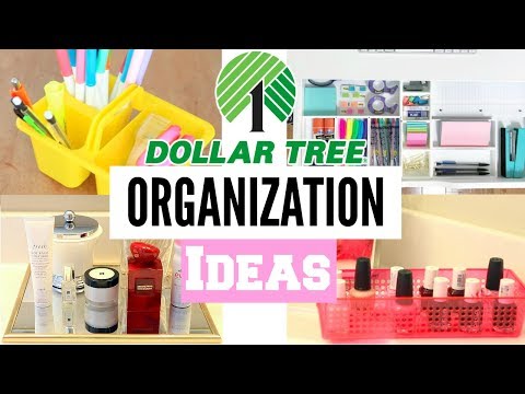 Dollar Tree Organization Ideas | Declutter Organization Hacks Dollar Tree Edition Myka Stauffer Video