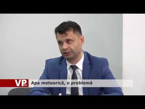 Apa meteorică, o problemă