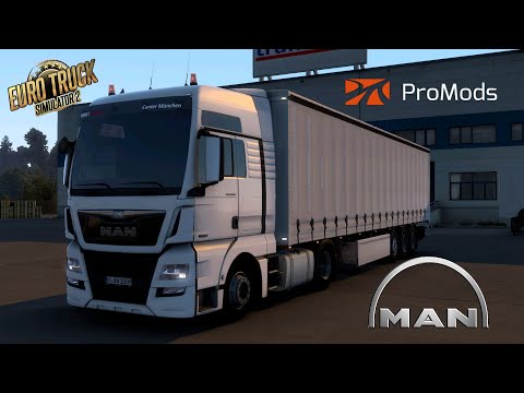 Ets2 / 1.40 MAN TGX 18.440 / Köln (D) - Arnhem (NL) / Promods 2.55