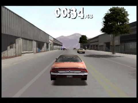 Driver 2 Walkthrough - Las Vegas Mission 5:  Bank Job