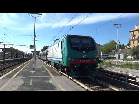 L'INCREDIBILE ACCELERAZIONE DELLE E464.487 ED E464.084 COL REG 21081, in partenza da Campoleone!!