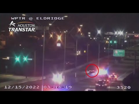 Raw video: Wrong-way driver arrested on Westpark Tollway, Pct. 5 says