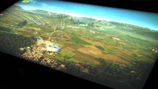 RUSE gameplay on touch-screen table