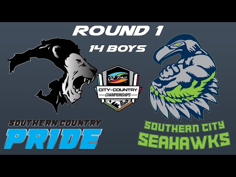Round 1 Pride vs Seahawks Oztag 14 Boys City v Country Championships
