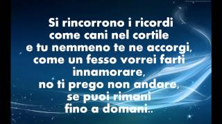 Cesare Cremonini-Il comico(TESTO)