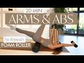 20 MIN ARMS ABS No Repeats Foam Roller Dumbbell