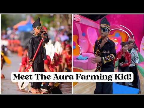 "MY DANCE WAS JUST SPONTANEOUS" Says Indonesia Boat Racing KID! | AURA FARMING BOAT RACE KID