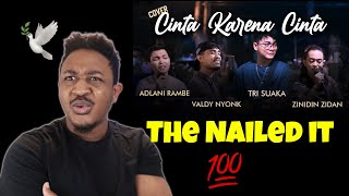 Download lagu CINTA KARENA CINTA - JUDIKA (COVER BY ZIDAN, ADLANI RAMBE, VALDY NYONK, TRI SUAKA) Reaction mp3