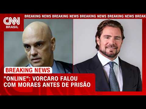 “Estou online”: Vorcaro enviou mensagem a Moraes minutos antes de ser preso | CNN 360°