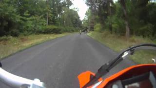 preview picture of video 'KTM 690 CHASING A BMW 1000RR'