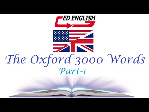 The Oxford 3000 Words with Examples Part 1