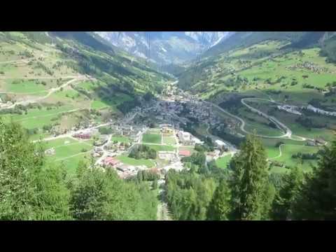 Standseilbahn 1937.01 Orsières Kraftwerk - Wasserschloss Talfahrt Teil 1 - Funiculaire