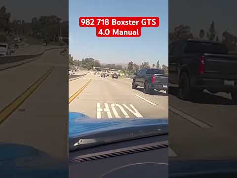 Thumbnail for Driving the Porsche 982 718 Boxster GTS 4.0 6-Speed Manual on Freeway #2 by Porsche 982