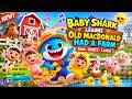 Baby Shark Learns Old MacDonald Had A Farm Fun Farm Animal Song Kids Nursery Rhymes Learning