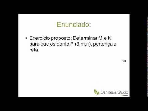 Exercício resolvido de Geometria Analítica(2) - UEM