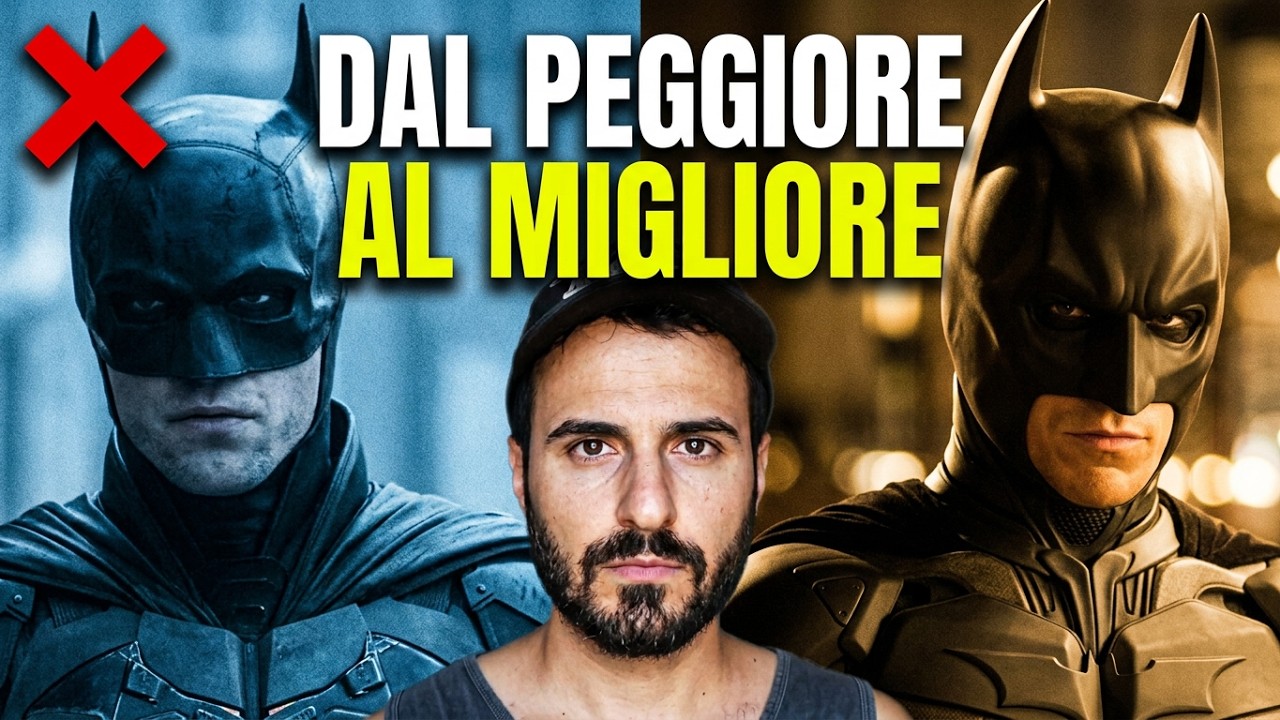 BATMAN: tutti i film dal peggiore al migliore CLASSIFICA!
