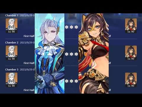 Solo C6 Neuvillette & Dehya | 4.0 Spiral Abyss | Genshin Impact