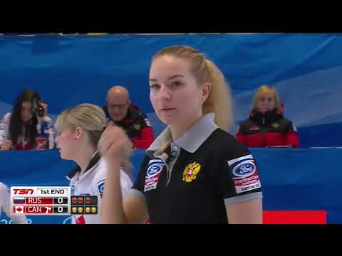 Jones (CAN) vs. Moiseeva (RUS) - 2018 Ford World Women's Curling Championship