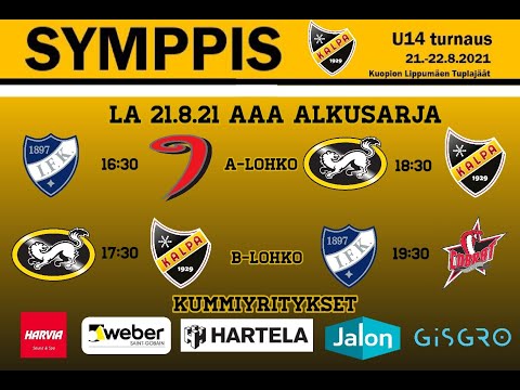 KalPa U14 Symppisturnaus la 21.8 AAA alkusarja 16:30 - 19:30