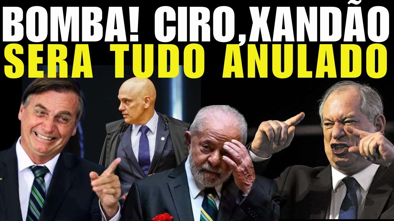 🚨 Bomba! Ciro Derruba Lula e Xandão do Cavalo: Tudo Será Anulado! Bolsonaristas Livres