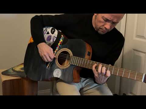 Custom Hand-Painted Yamaha FGX800C Acoustic-Electric image 5