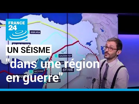 , title : 'Séisme en Turquie et en Syrie : "un tremblement de terre dans une région en guerre" • FRANCE 24'