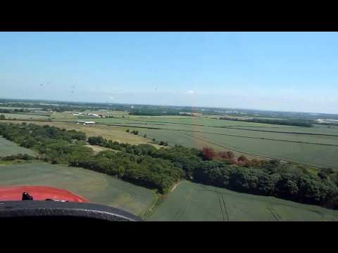 Landing runway 06 at Netherthorpe