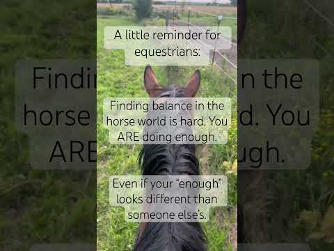 A little reminder for equestrians 🤍 #equestrian #motivation #horses