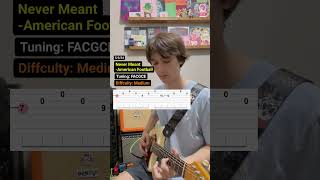 Never Meant - American Football || Guitar Tutorial || #guitar #tutorial #midwestemo #mathrock #music
