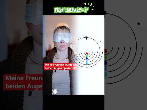 Meine Freundin wurde an beiden Augen operiert 😭 #shorts