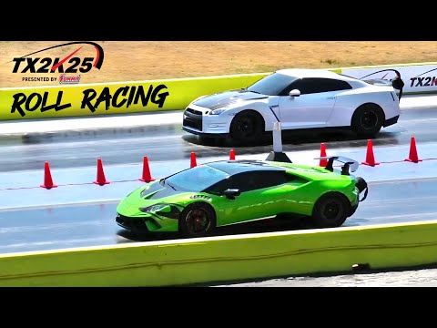 ROLL RACING Finals at TX2K || The Fastest Cars in the World! [4K]
