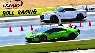 ROLL RACING Finals at TX2K || The Fastest Cars in the World! [4K]