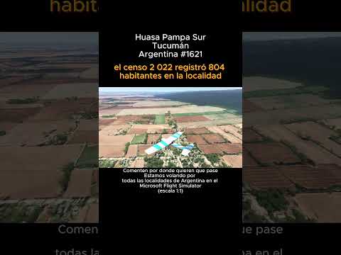 Huasa Pampa Sur, Tucumán desde el Microsoft Flight Simulator #huasapampasur #tucuman #argentina #Msf
