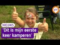 'Dit is mijn eerste keer kamperen', kinderen uit arme gezinnen gaan op vakantie