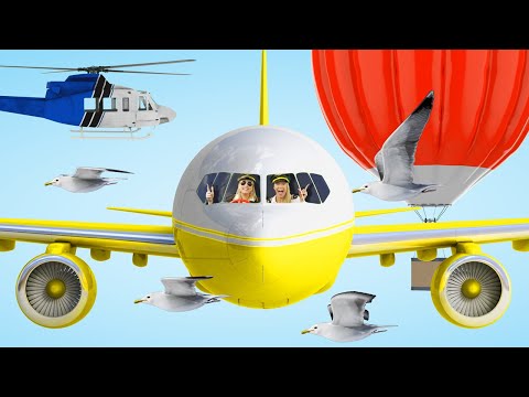 Airplane Song for Kids | Kids Songs & Nursery Rhymes | Aeroplanes for Kids | What do you see?