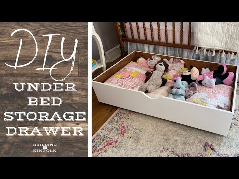 DIY Under Bed Storage Drawer - Super Simple