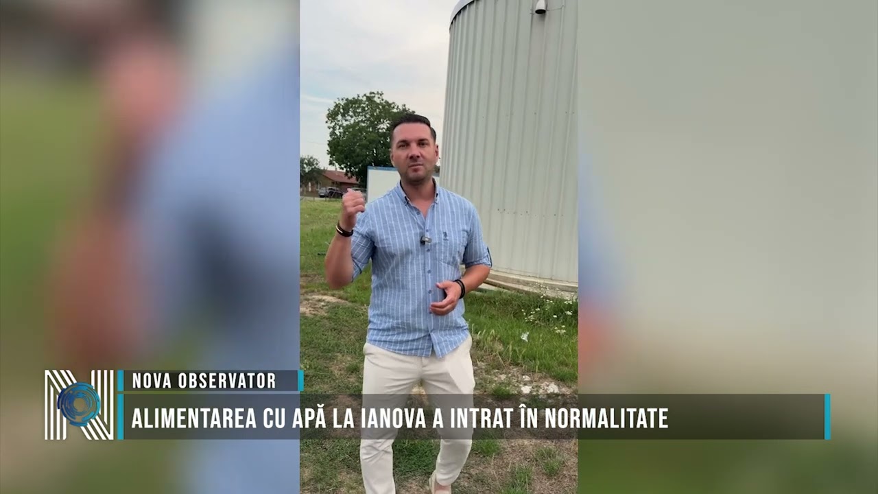 Alimentarea cu apă la Ianova a intrat în normalitate