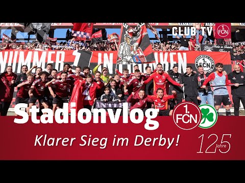DERBYSIEGER FCN!😍💪 ZWEITER DERBYSIEG diese Saison | Nürnberg - Fürth STADIONVLOG | 1. FC Nürnberg
