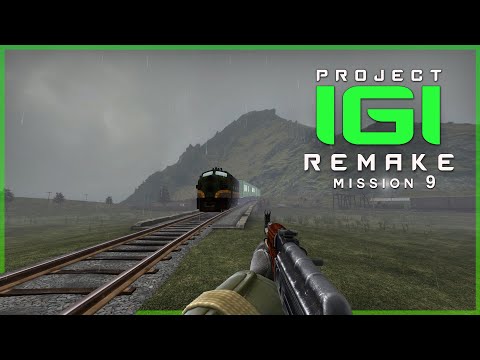 PROJECT IGI Remake - Missile Trainyard | Mission 9 | Full Playthrough