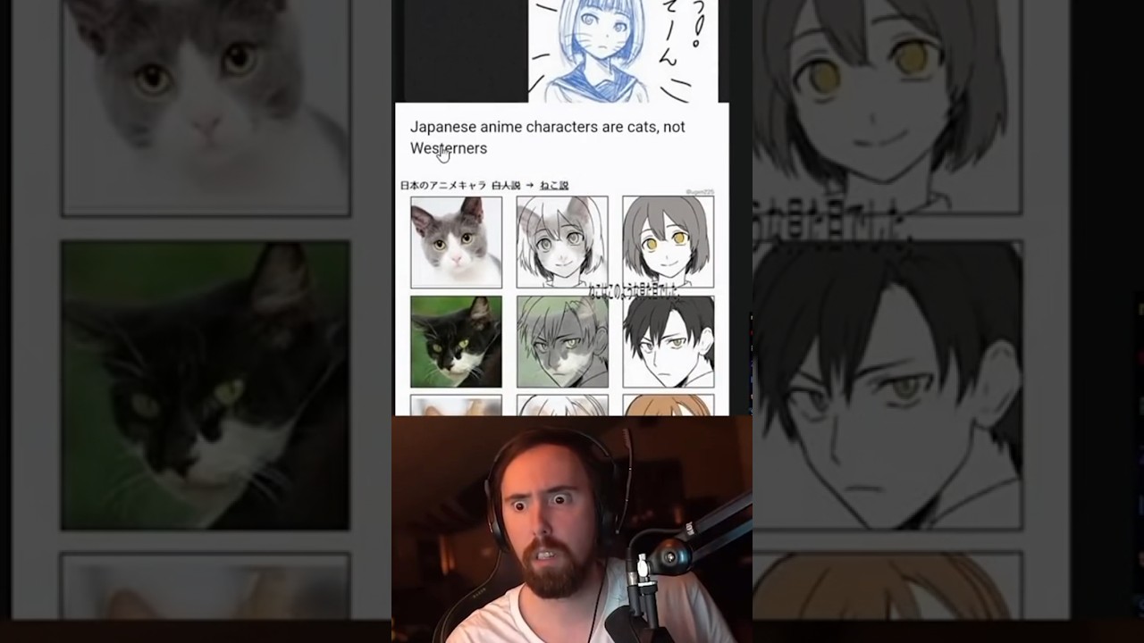 ANIME Characters are CATS !! 😳 #anime #shorts #cat