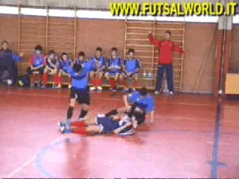 17/1/10 Metropolis FB - bergamo C5 , highlights , U21 - calcio a 5 /  futsal
