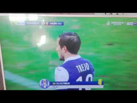 Le but de Braithwaite contre Angers