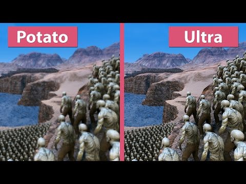 4K Chuck Norris vs. 15000 Zombies – UEBS – Potato vs. Ultra Graphics Comparison