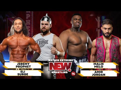 164. Malik Melo vs. Jeremy Prophet vs. Amir Jordan vs. Eli Surge - NEW 14 - Vancouver, Canada